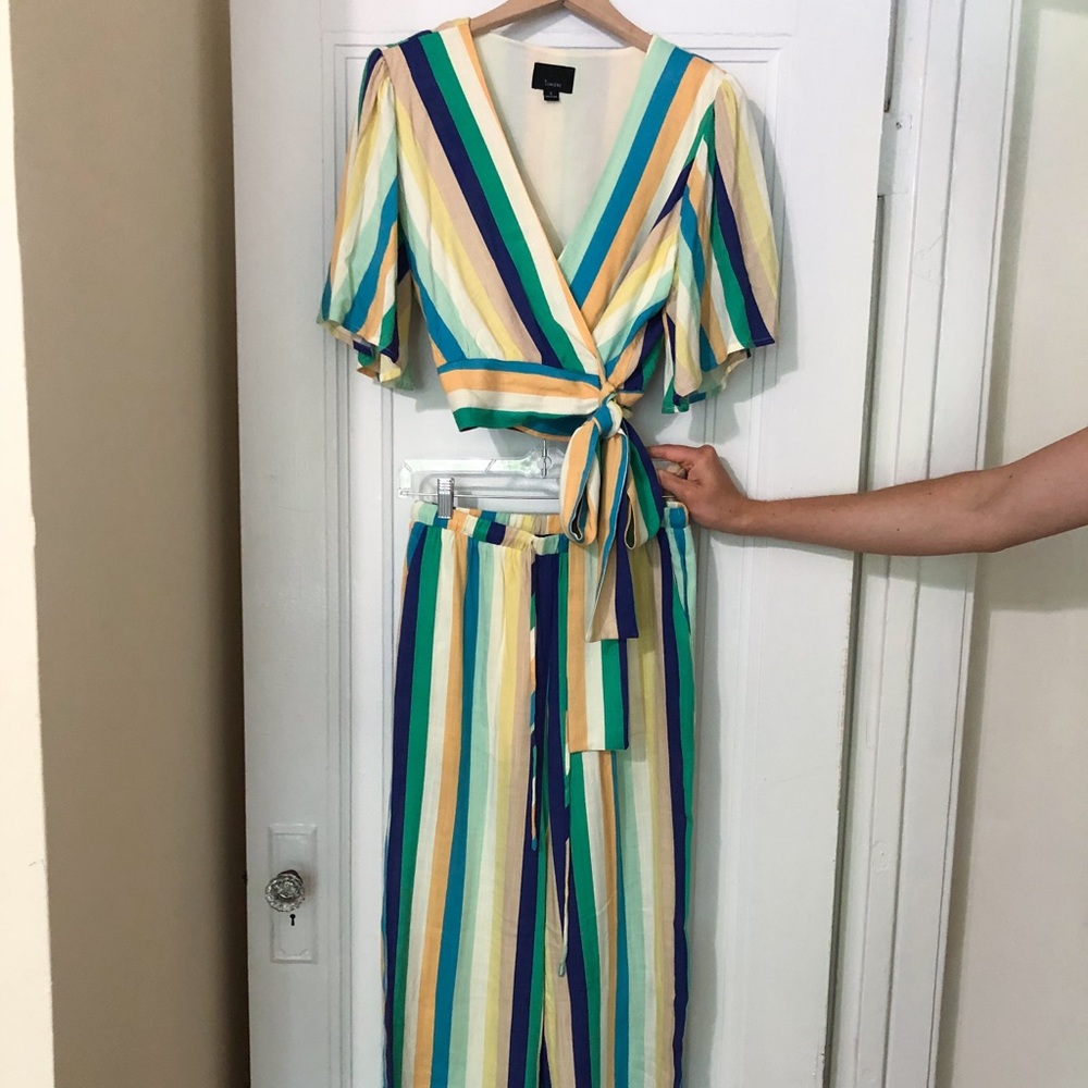 SOLD Cute F21 Retro Pastel Striped Matching Set